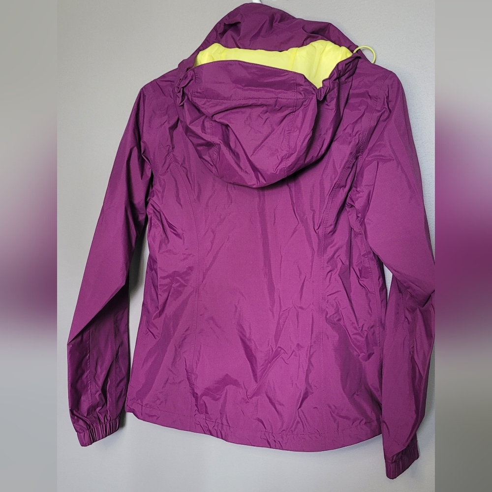 The North Face Women's Plum and Yellow Windbreaker Jacket XS - Picture 6 of 8